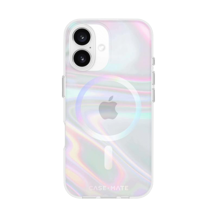 Funda SoapBubble con MagSafe de Case-Mate para el iPhone 16 Plus - Iridiscente
