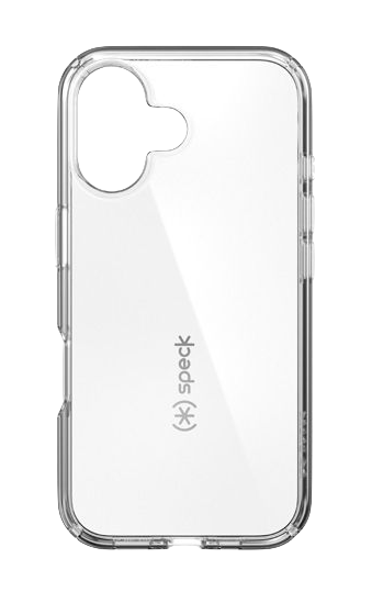 Funda GemShell Grip MagSafe de Speck para el iPhone 16 - Transparente