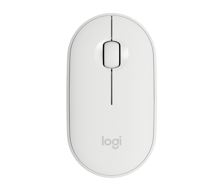 Ratón bluetooth Pebble 2 M350S de Logitech - Blanco