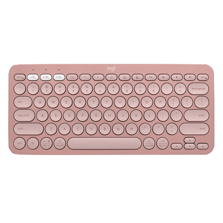 Teclado Logitech Pebble Keys 2 K380s - Rosa