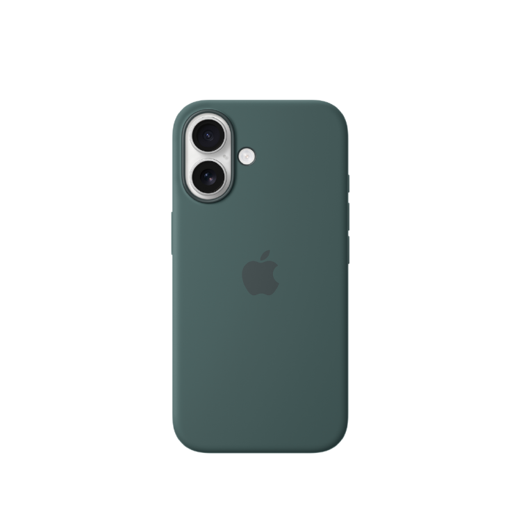 Funda de silicona con MagSafe de Apple para el iPhone 16 - Verde lago