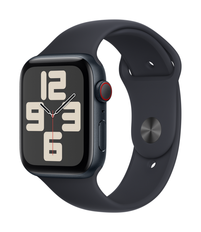 Apple Watch SE GPS + Cellular 44mm Aluminio Medianoche - Correa Sport Medianoche (S/M, muñecas de 130 a 180mm)