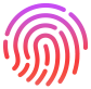 Sensor Touch ID situado en la esquina superior derecha del teclado del MacBook Air